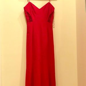 Beautiful Red Evening Cocktail Dress Size 6